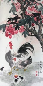 ​「欢庆十九大」宋志军绘画作品