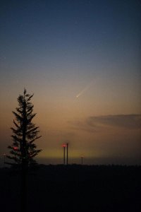 ​6万年一遇的彗星闪耀北京上空