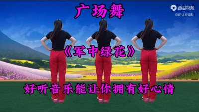 ​广场舞《军中绿花》好听的音乐能让你拥有好心情