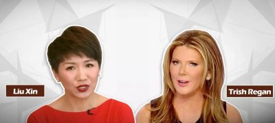 ​CGTN主播刘欣与FOX主播约辩（图文直播）刘欣辩论直播地址分享 中美女主播互