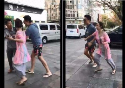 黄宗泽绯闻女友刘希媛，违规停车辱骂保安，引得路人发怒