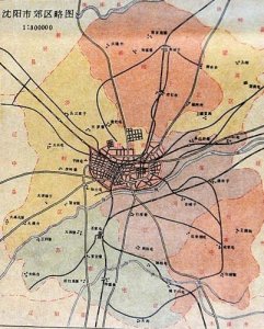 ​地图穿越半世纪 一起鸟瞰1966年的沈阳城：公交只有十几条，主要是电车