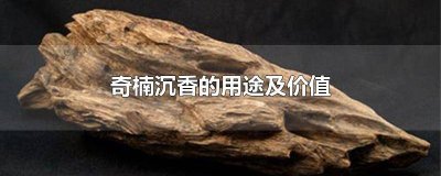 ​奇楠沉香的功效与作用生长环境 奇楠沉香茶的用途及价值