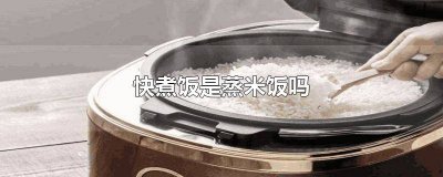 ​九阳电饭煲煮饭用快煮还是蒸煮 九阳高压锅快煮饭是蒸大米吗