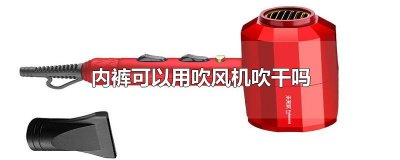 ​内裤可以用吹风机吹干吗