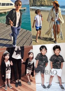 ​时尚小婴儿男孩穿搭（求母子装的看过来）