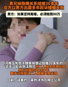 ​亲缘婚姻揭秘：河南一对表兄妹的婚姻如何走到尽头？