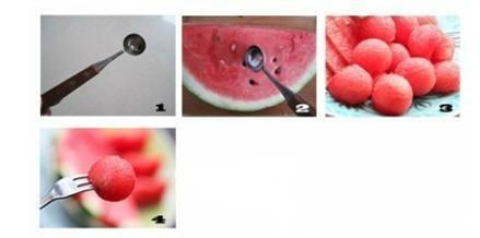 最简单好学的西瓜拼盘教程(教你切出超漂亮的西瓜拼盘)(5)