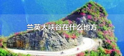 ​兰英大峡谷在什么地方（兰英大峡谷在哪个地方）