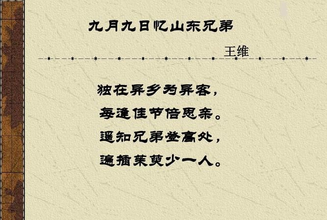 古诗独在异乡为异客每逢佳节倍思亲的意思