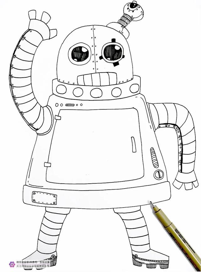机器人怎么画又简单又美丽（我们一起来设计机器人吧）(7)