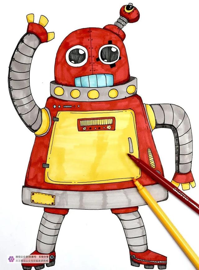机器人怎么画又简单又美丽（我们一起来设计机器人吧）(8)