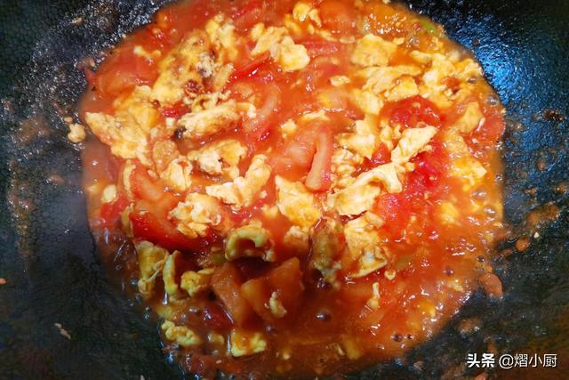 西红柿炒蛋的做法20秒学会（色泽艳红酸甜爽口）(16)