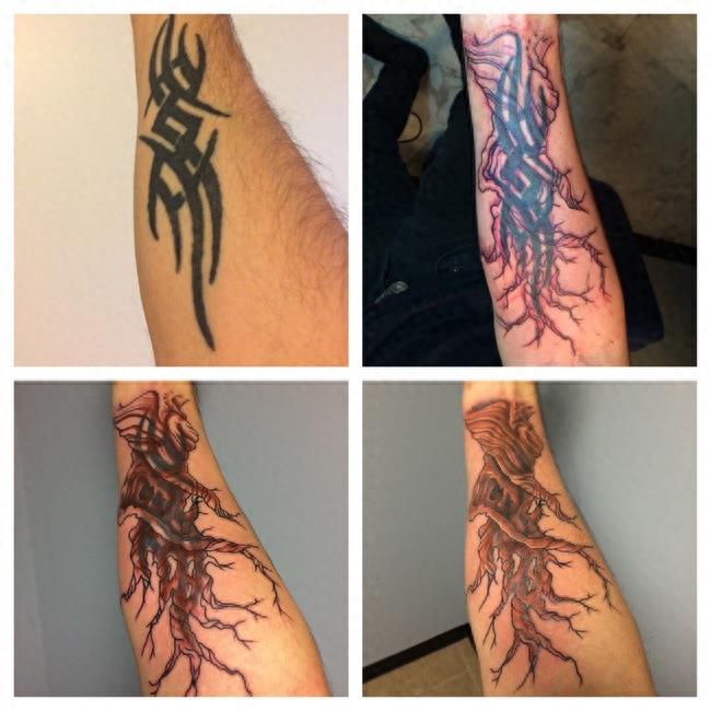 纹身不喜欢了不用非得洗掉，还可以改一个图案