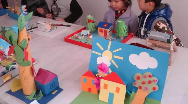 幼儿园手工布置墙面创意（幼儿园精美墙面布置及手工制作）(20)