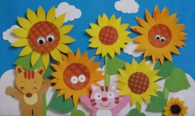 幼儿园手工布置墙面创意（幼儿园精美墙面布置及手工制作）(3)