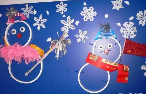 幼儿园手工布置墙面创意（幼儿园精美墙面布置及手工制作）(2)