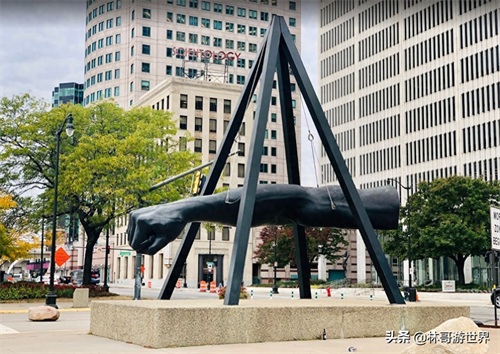 世界风光:美国-密歇根州-底特律