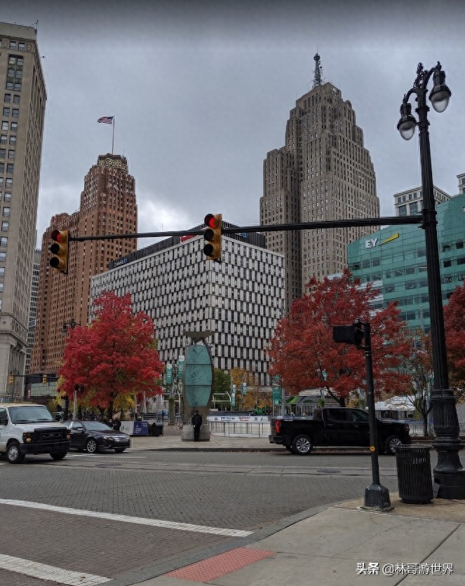 世界风光:美国-密歇根州-底特律