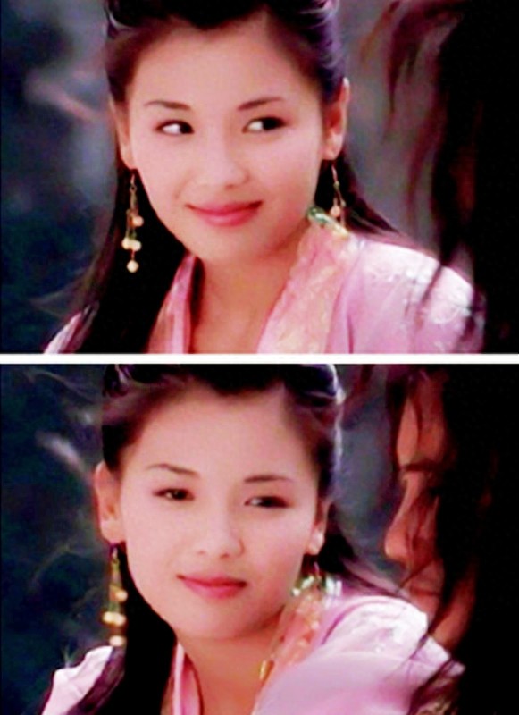 刘涛《天龙八部》阿朱美照7张，自带一股灵秀气质
