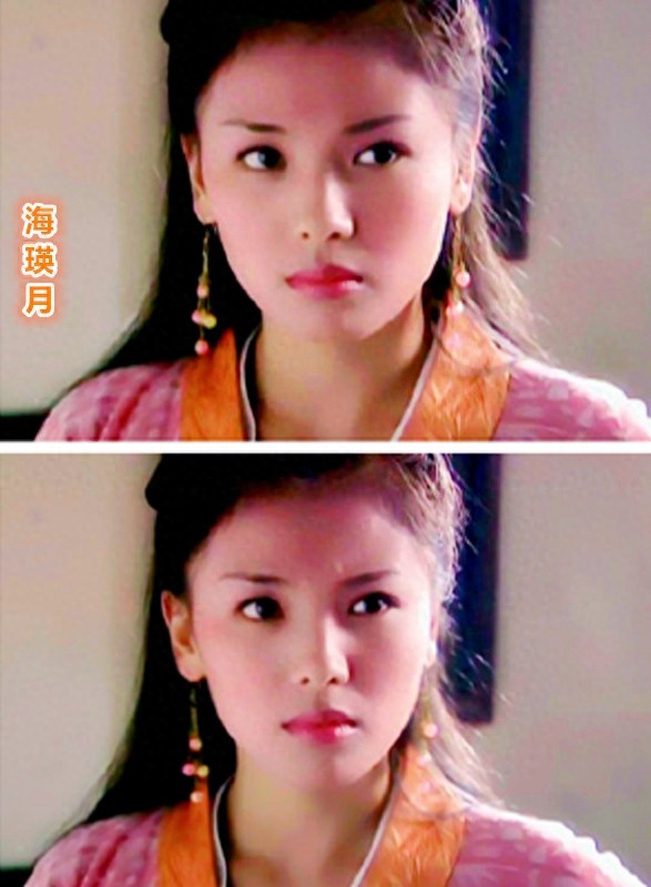 刘涛《天龙八部》阿朱美照7张，自带一股灵秀气质