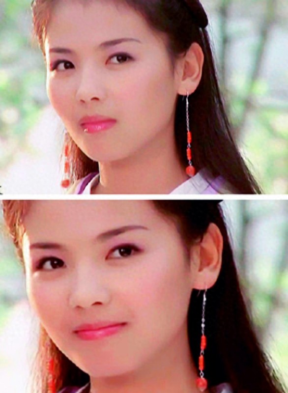 刘涛《天龙八部》阿朱美照7张，自带一股灵秀气质