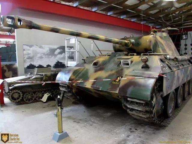 被称为二战期间最强的中型坦克，德国豹式坦克