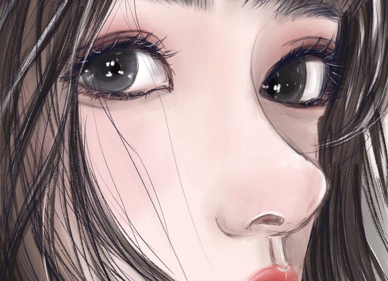 想穿情侣装就买两件换着穿 没人帮你吹头发你就自己吹