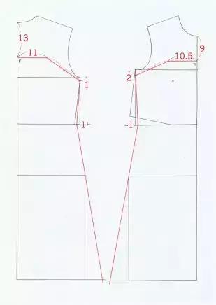 背心连衣裙裁剪方法和（整理了3款非常经典的背心连衣裙裁剪图分析）(6)