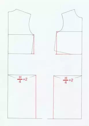 背心连衣裙裁剪方法和（整理了3款非常经典的背心连衣裙裁剪图分析）(5)