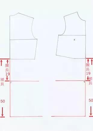 背心连衣裙裁剪方法和（整理了3款非常经典的背心连衣裙裁剪图分析）(11)