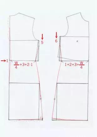背心连衣裙裁剪方法和（整理了3款非常经典的背心连衣裙裁剪图分析）(13)