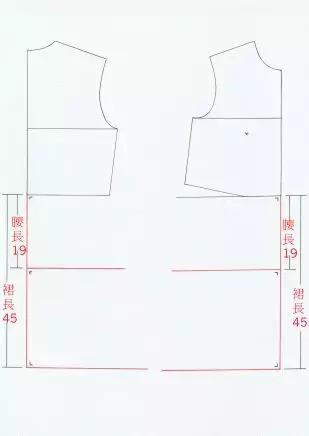 背心连衣裙裁剪方法和（整理了3款非常经典的背心连衣裙裁剪图分析）(19)