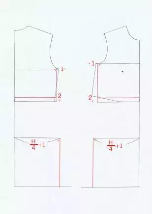 背心连衣裙裁剪方法和（整理了3款非常经典的背心连衣裙裁剪图分析）(20)