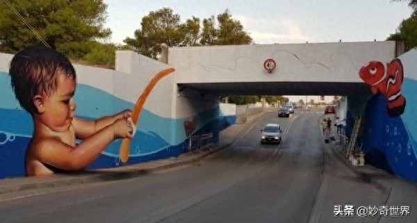 令人叫绝的3D立体画，走在街上会不会被吓到或惊艳到呢？